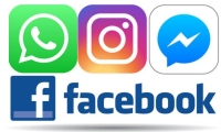 Réseaux sociaux WhatsApp Instagram Messenger Facebook